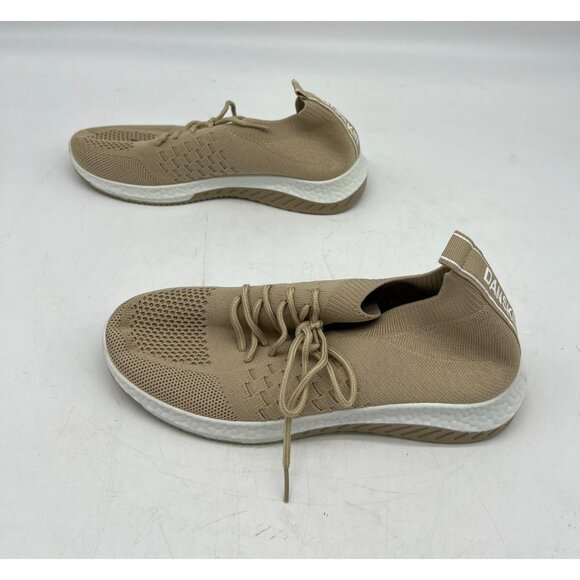 Danskin Women's Free Mesh Lace Up Natural Sneakers Running Shoes Sz 8 Tan Casual - Picture 4 of 9